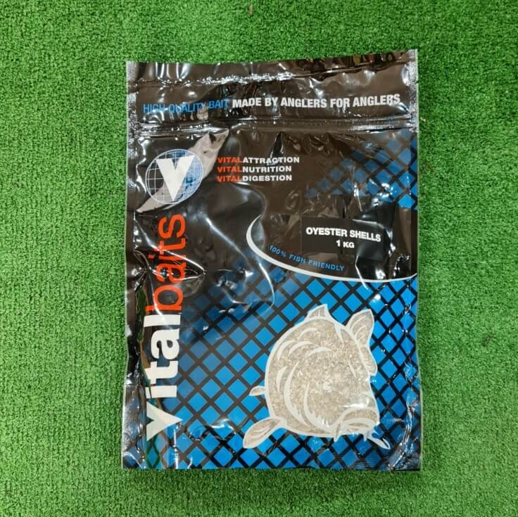 Oyester Shells Vitalbaits 1 kg - Tienda Carpfishing
