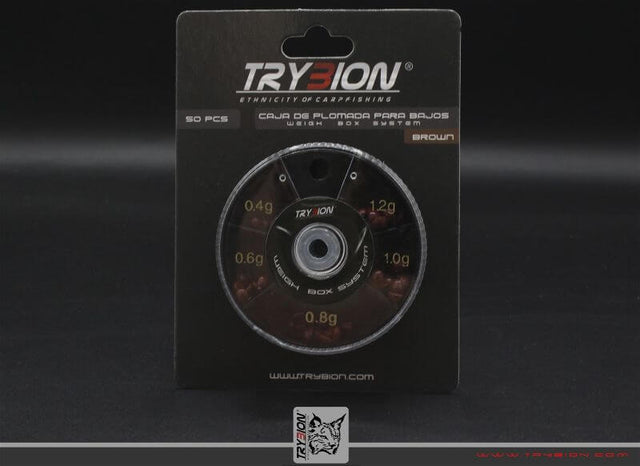 Plomos para bajos Trybion Marrón - Tienda Carpfishing