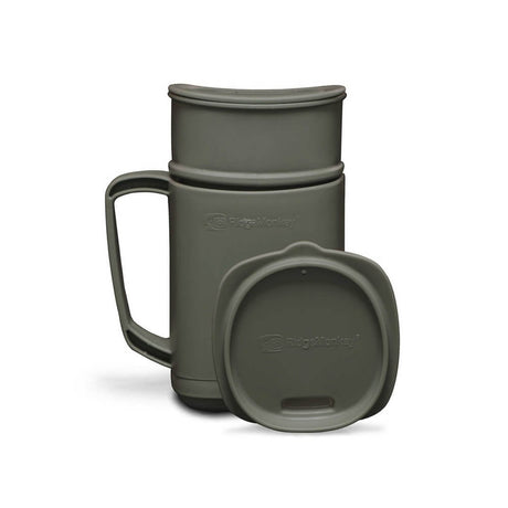 Set de utensilios Ridge Monkey ThermoMug DLX Brew Verde - Tienda Carpfishing